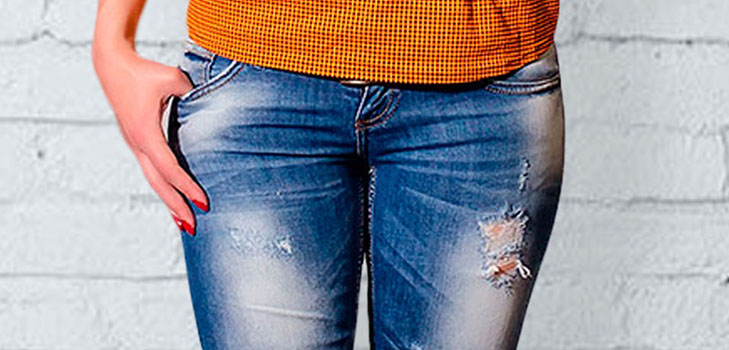 Kaip padaryti, kad džinsus su drožlėmis ar kankina džinsus patys