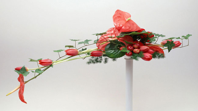 Ikebana - gėlių dizaino menas