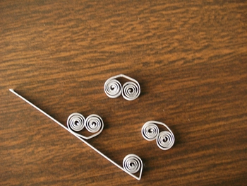 Quilling Kalėdų žaislai
