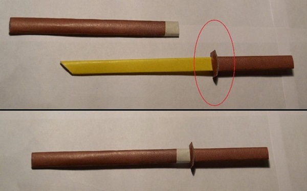 Kaip padaryti kardą iš popieriaus savo rankomis