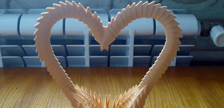 Kaip padaryti origami iš popieriaus širdies, video