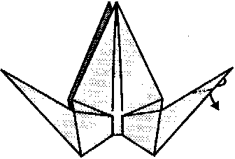 Klasikinis krabų origami