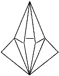 Klasikinis krabų origami