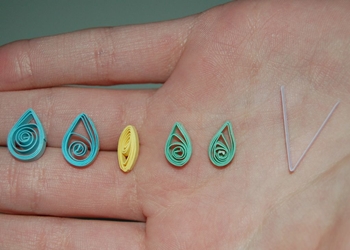 Quilling drugelis