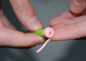 Quilling drugelis