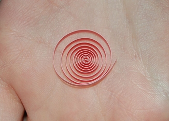 Quilling drugelis