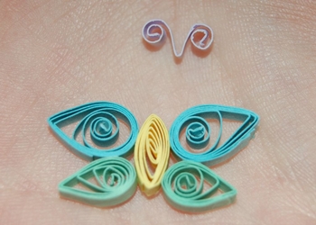 Quilling drugelis