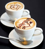 Latte art - kavos dažymas Latte art - kavos dažymas