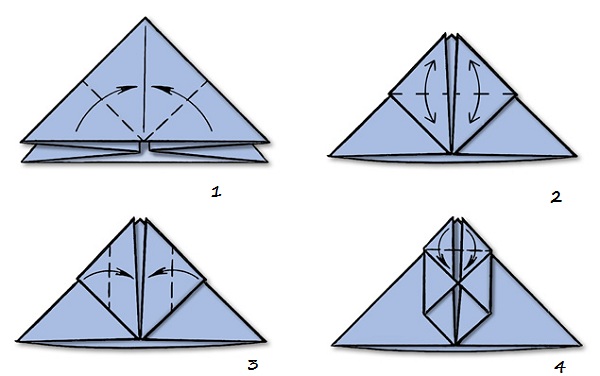 snieglenčių origami pradedantiesiems
