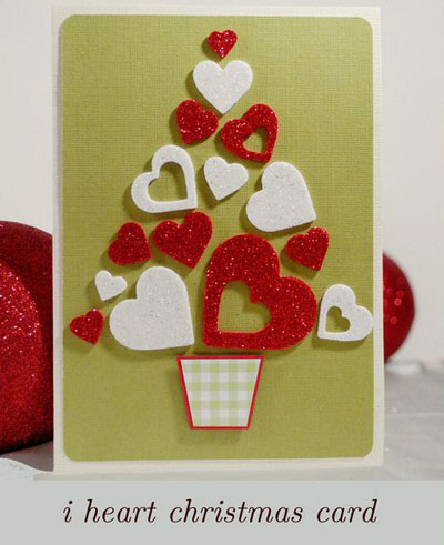 Kalėdų atvirukai su "scrapbooking" stiliumi "Naujieji metai" su savo rankomis