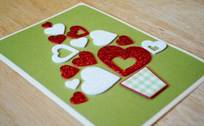 Kalėdų atvirukai su "scrapbooking" stiliumi "Naujieji metai" su savo rankomis