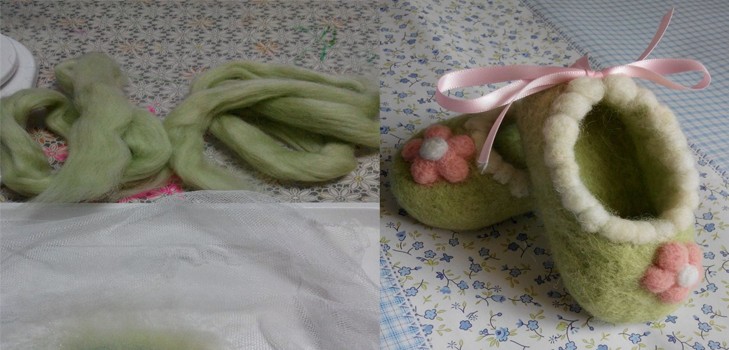 Dovana Naujųjų Metų su savo rankas: Veltinis bootees, meistras klasę su nuotraukomis