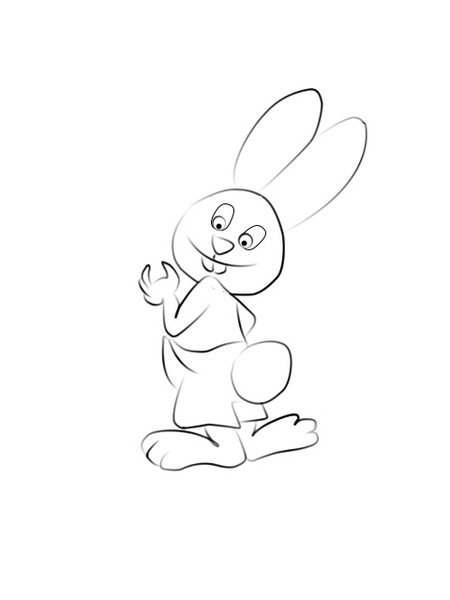 Dažymas Easter Bunny