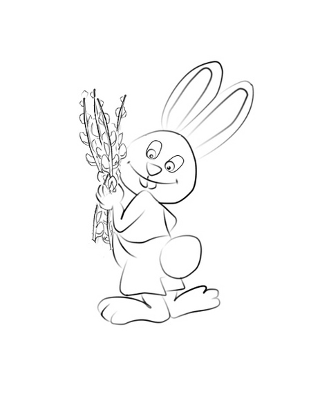 Dažymas Easter Bunny