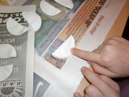 Dovana mama gėlėms iš vatos
