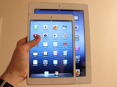 Kas skiriasi nuo "iPad mini" nuo įprasto "Apple iPad"?