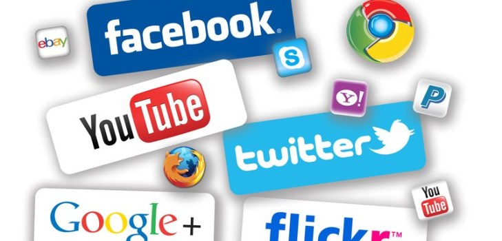 socialinio tinklo piktogramos