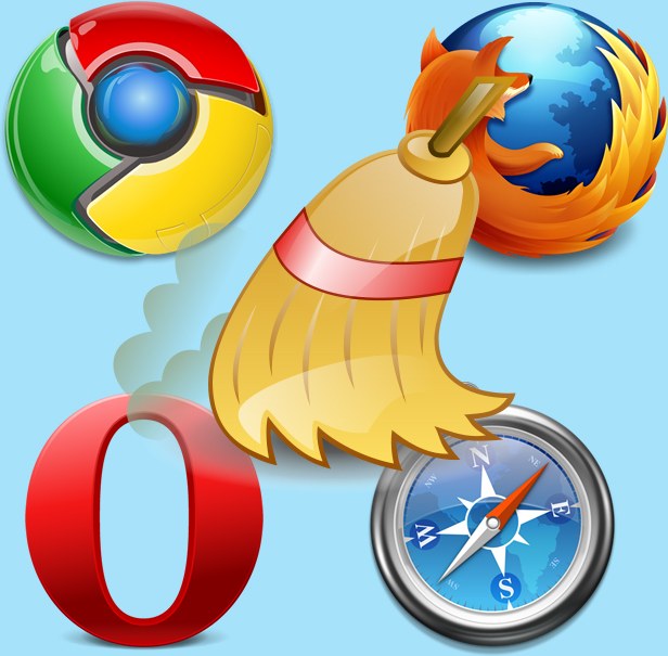 Kaip išvalyti talpyklą naršyklėje ("Opera", "Mozilla Firefox", "Google Chrome", "Internet Explorer")