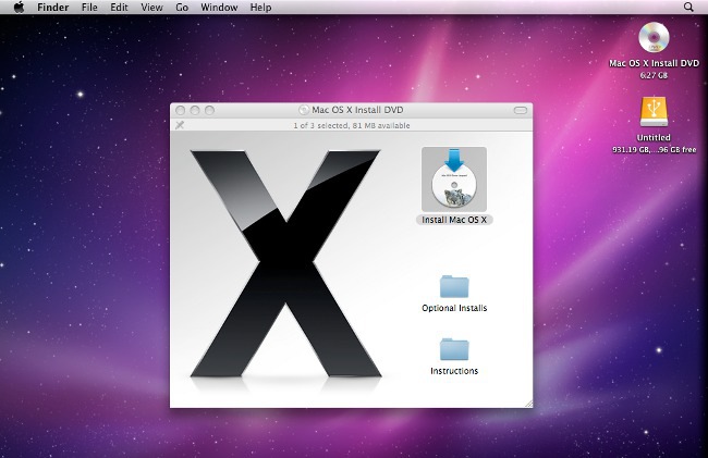 Kaip įdiegti "Mac OS X"