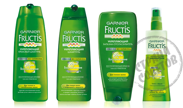 "Garnier Fructis Volume and Recovery" "Garnier Fructis Volume and Recovery"