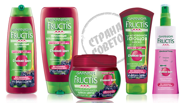 Garnier Fructis atspari spalva