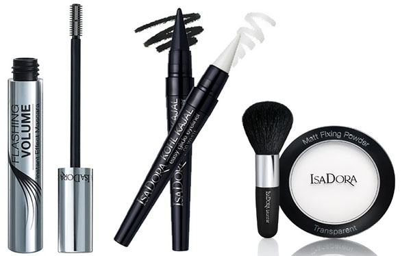 "Black & White": makiažo rinkinys "Isadora" "Monochrome Look"