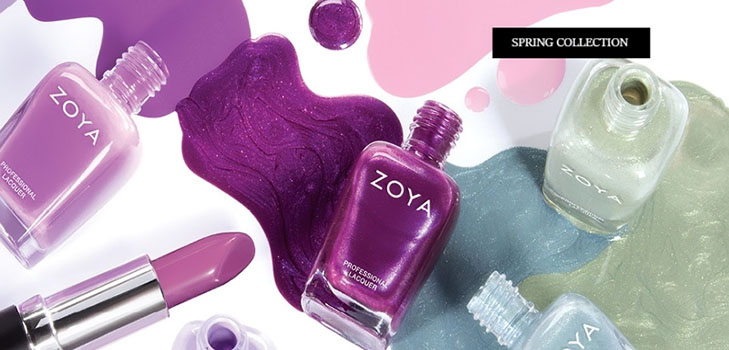 Puikus pastelinis manikiūras su laku Zoya Charming 2017
