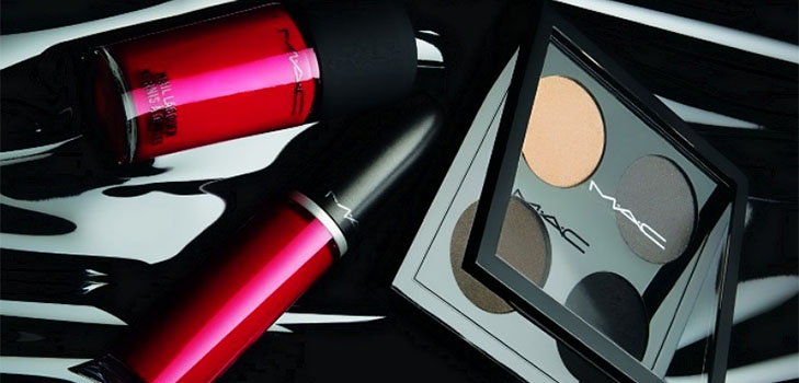 Glamoro kvintesencija: dekoratyvi MAC Helmut Newton FW 2016 kolekcija