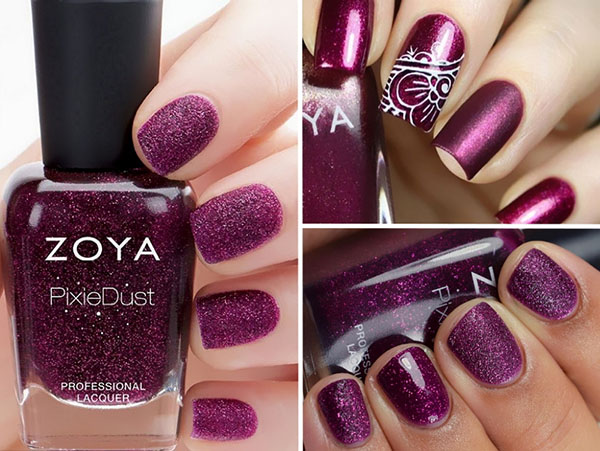 Geriausias Naujųjų Metų nagų dailė su laku Zoya Enchanted