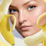 Kaukė nuo veido veido bananų Kaukė nuo veido veido bananų
