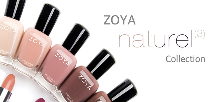 "Zoya" pastilio manikiūras: "Naturel 3 Spring" 2017 lakų rinkinys