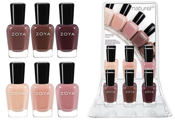 "Zoya" pastilio manikiūras: "Naturel 3 Spring" 2017 lakų rinkinys
