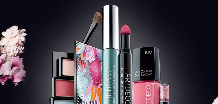 Šventinis makiažas su dekoratyvine "Artdeco Hypnotic Blossom" kolekcija