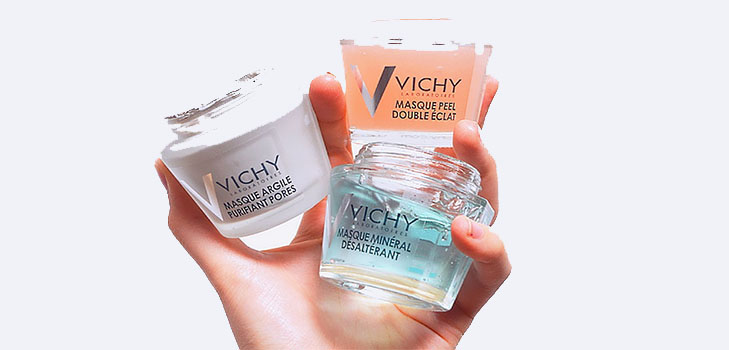 Trivietis efektas: Vichy mineralinė kaukė