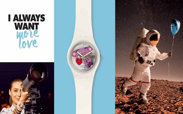 Daugiau meilės: siurprizas iš šveicariškos laikrodžių prekės "Swatch"