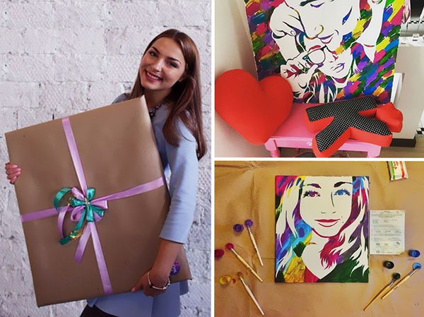 Idėja šventėms: neįprasta nuotrauka Stick Art