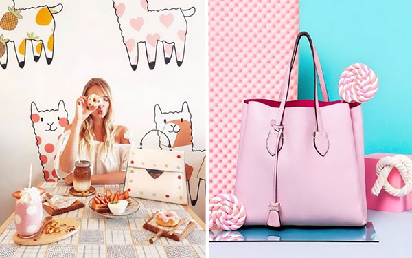 "Coccinelle" saldainių krepšiai nuobodžiam pavasariui: "Candy Pop" linija