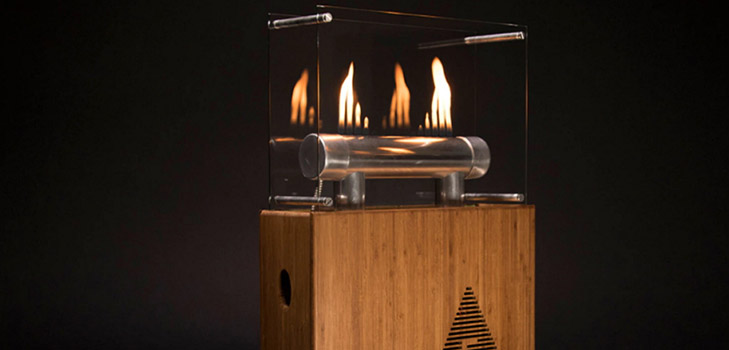 Gaisro magija: kolonėlė-židinys Fireside Audiobox
