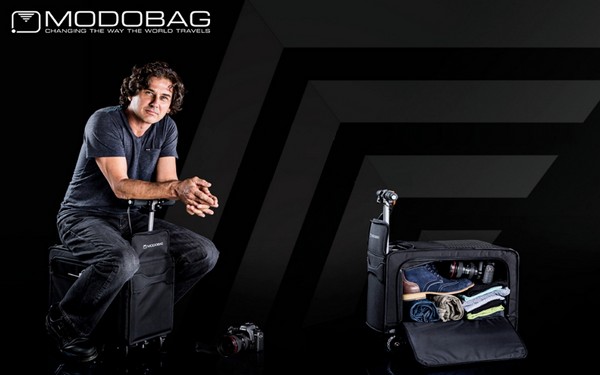 "Modobag" ryškiems kelionėms: pirmas motorizuotas lagaminas