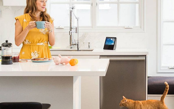 "Smart home acoustics": "Amazon Echo Show" sistema