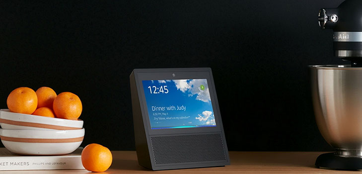 "Smart home acoustics": "Amazon Echo Show" sistema