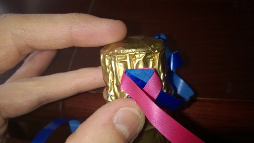 Vestuvių šampano dekoravimas savo rankomis