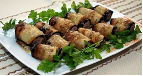 pievagrybiai ir baklažanai