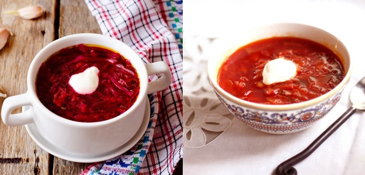 Borsch žiemai skardinėse, receptai ruošiniams su runkeliais ir kopūstais, pomidorų pasta ir be jo