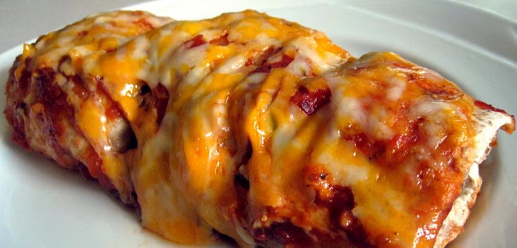 Enchiladas su pupelėmis ir šakniavaisiais