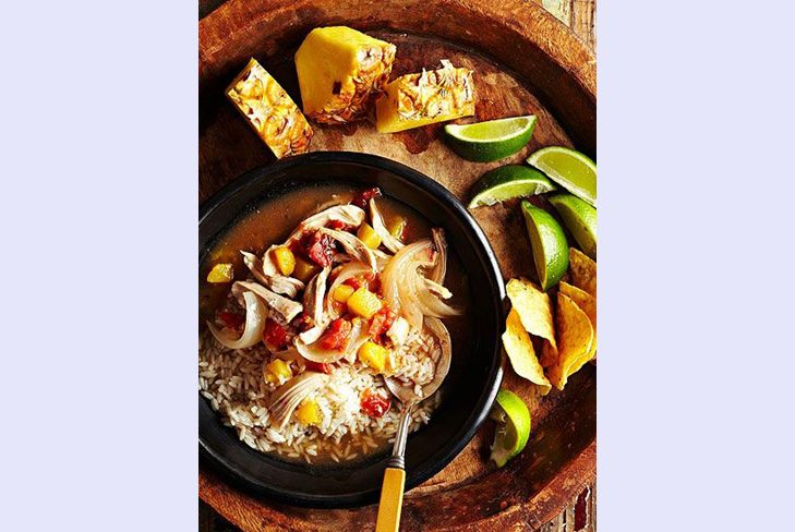 Kaip virti vištieną meksikietišku stiliumi su mango: receptas su nuotrauka