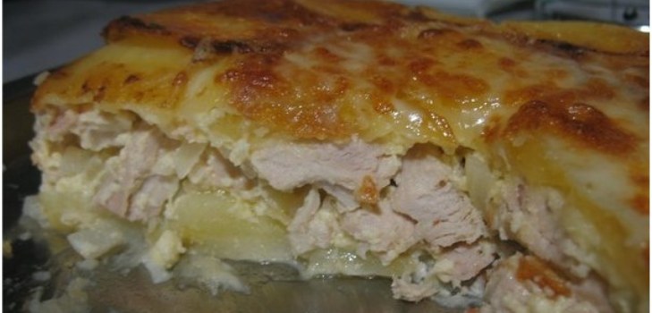 bulvės su mėsa