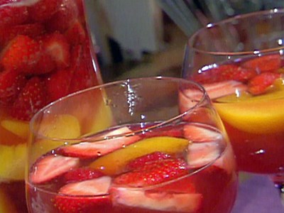 Sangria su roziu vynu 