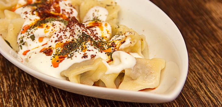 Homemade Manti