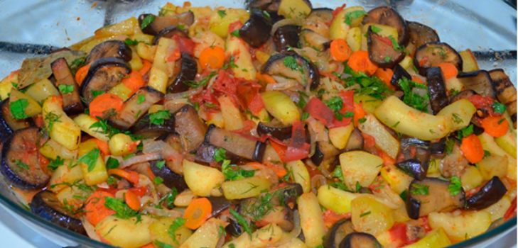 Sauté baklažanas